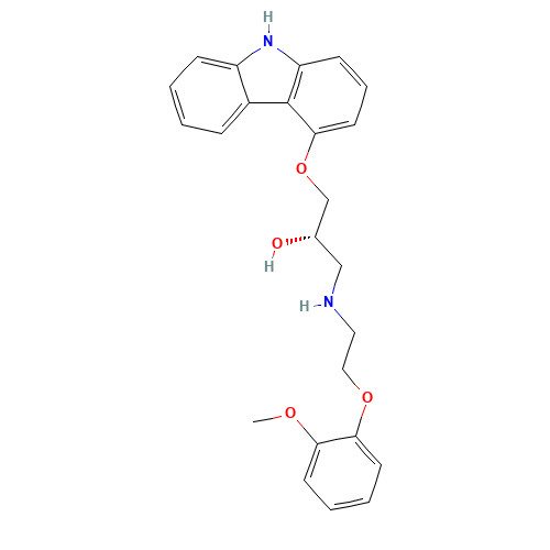 95094-00-1 (S)-(-)-CARVEDILOL chemical structure