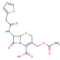 58-71-9 Cephalothin chemical structure