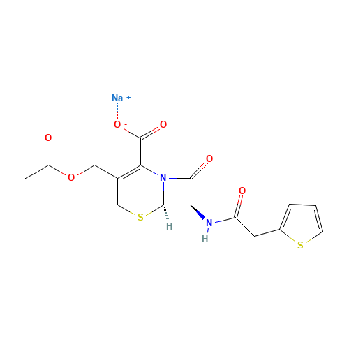 58-71-9 Cephalothin chemical structure