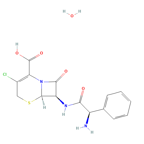 70356-03-5 Cefaclor monohydrate chemical structure