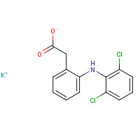 15307-81-0 Diclofenac potassium chemical structure