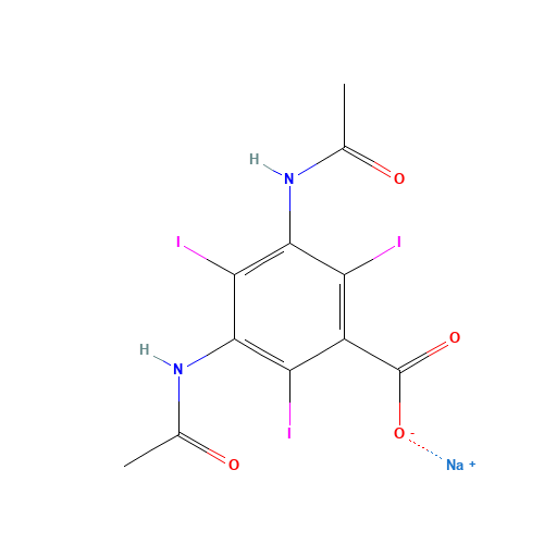 737-31-5 Diatrizoate sodium chemical structure