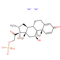 2392-39-4 Dexamethasone 21-phosphate disodium salt chemical structure