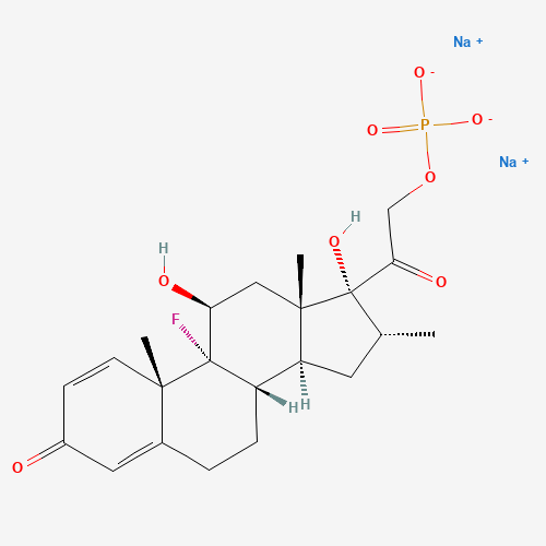 2392-39-4 Dexamethasone 21-phosphate disodium salt chemical structure