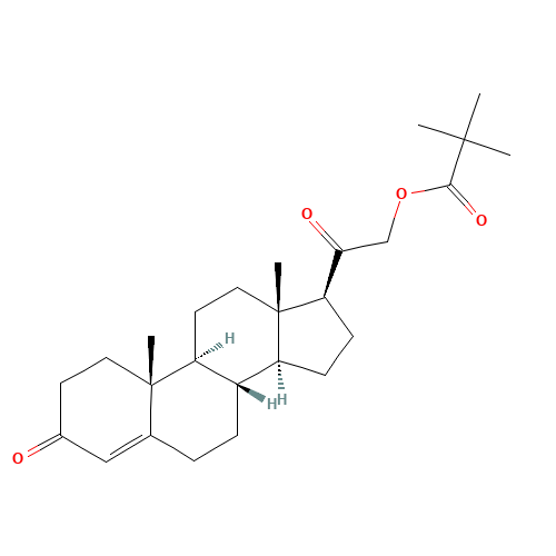 808-48-0 Desoxycorticosterone pivalate chemical structure