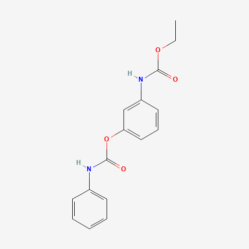 13684-56-5 [3-[[(Phenylamino)carbonyl]oxy]phenyl]carbamic acid ethyl ester chemical structure