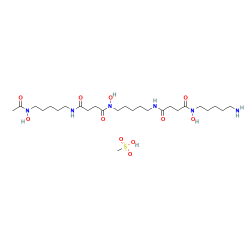 138-14-7 DEFEROXAMINE MESYLATE chemical structure