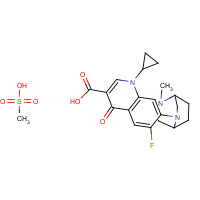 119478-55-6 Danofloxacin mesylate chemical structure