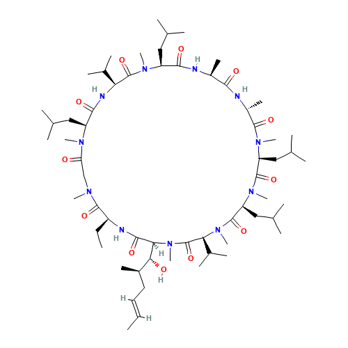 59865-13-3 Cyclosporin A chemical structure