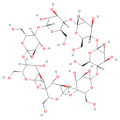 7585-39-9 BETA-CYCLODEXTRIN chemical structure