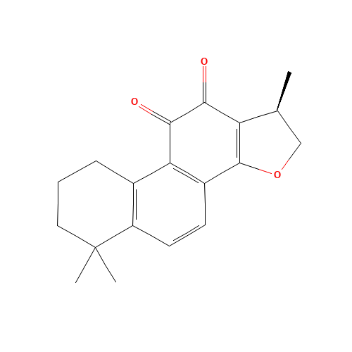 35825-57-1 (R)-1,2,6,7,8,9-Hexahydro-1,6,6-trimethyl-phenanthro(1,2-b)furan-10,11-dione chemical structure