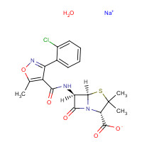 7081-44-9 Cloxacillin sodium chemical structure