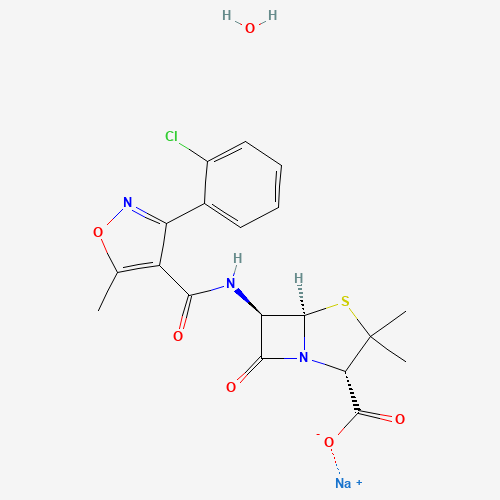 7081-44-9 Cloxacillin sodium chemical structure