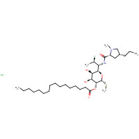 25507-04-4 Clindamycin palmitate hydrochloride chemical structure