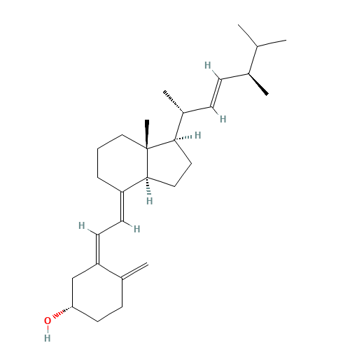 50-14-6 Vitamin D2 chemical structure