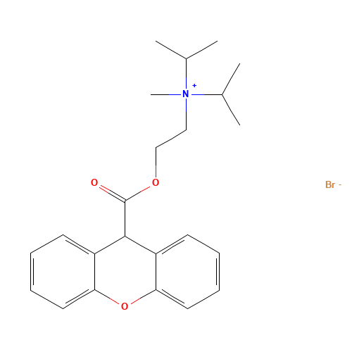 50-34-0 Propantheline bromide chemical structure
