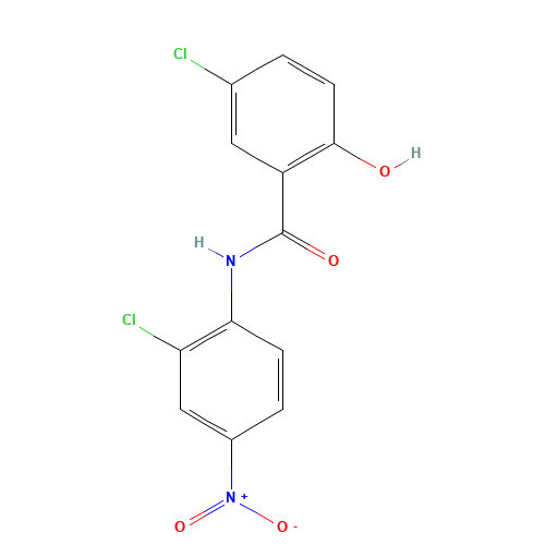 50-65-7 Niclosamide chemical structure