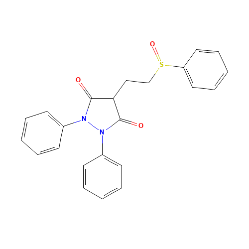 57-96-5 (+/-)-Sulfinpyrazone chemical structure