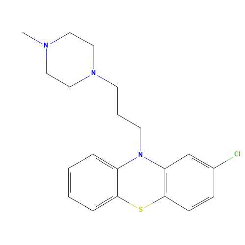 58-38-8 Prochlorperazine chemical structure