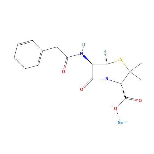 69-57-8 Penicillin G sodium salt chemical structure