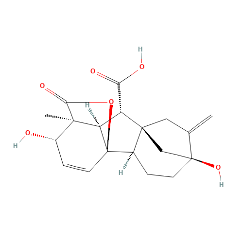 77-06-5 Gibberellic acid chemical structure