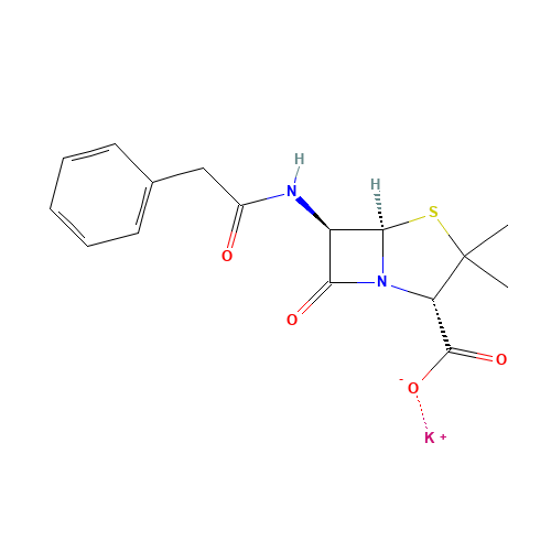 113-98-4 Potassium benzylpenicillin chemical structure