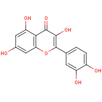 117-39-5 3,3',4',5,7-Pentahydroxyflavone chemical structure