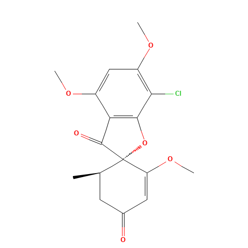 126-07-8 (+)-Griseofulvin chemical structure