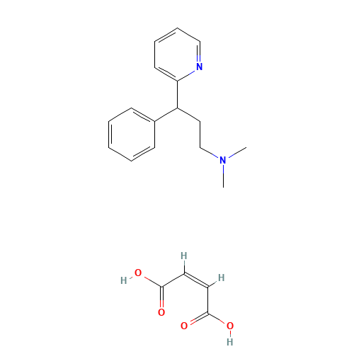132-20-7 Pheniramine maleate chemical structure