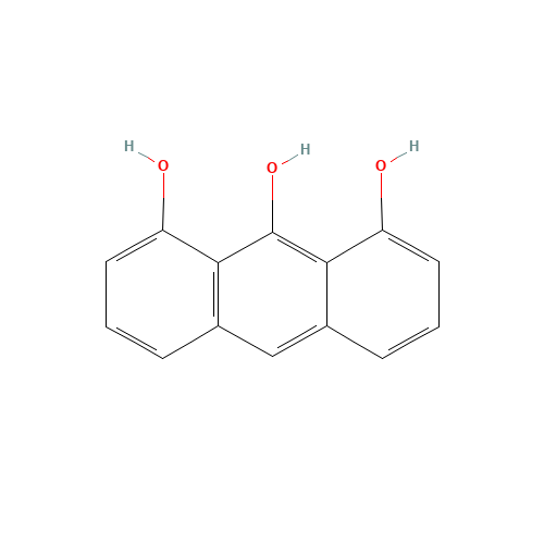 480-22-8 1,8,9-TRIHYDROXYANTHRACENE chemical structure