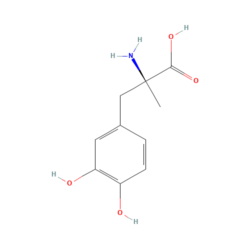 555-30-6 Methyldopa chemical structure