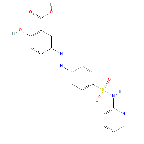 599-79-1 Salicylazosulfapyridine chemical structure