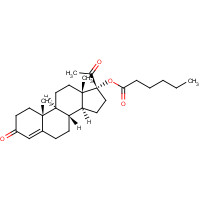 630-56-8 17a-Hydroxyprogesterone caproate chemical structure