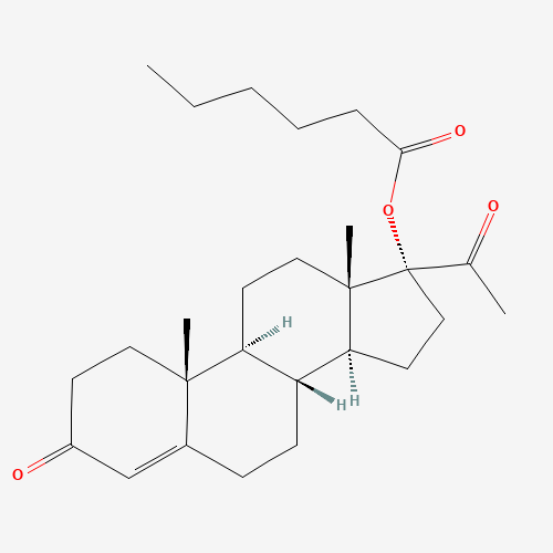 630-56-8 17a-Hydroxyprogesterone caproate chemical structure