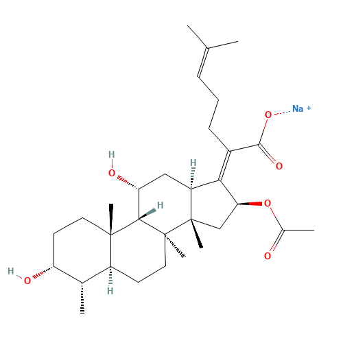751-94-0 Sodium fusidate chemical structure
