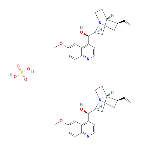 804-63-7 QUININE SULFATE chemical structure