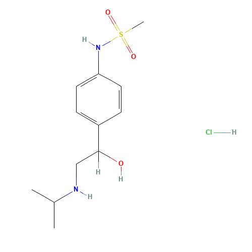 959-24-0 Sotalol hydrochloride chemical structure