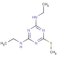 1014-70-6 2,4-Bis(ethylamino)-6-(methylthio)-1,3,5-triazine chemical structure