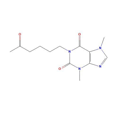 6493-05-6 Pentoxifylline chemical structure