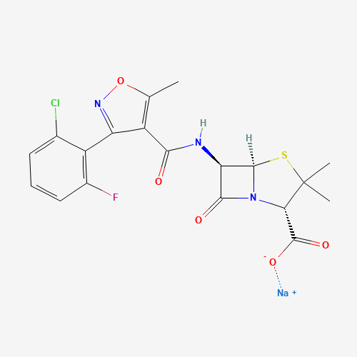 1847-24-1 Flucloxacillin sodium chemical structure