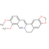 2086-83-1 BERBERINE CHLORIDE chemical structure