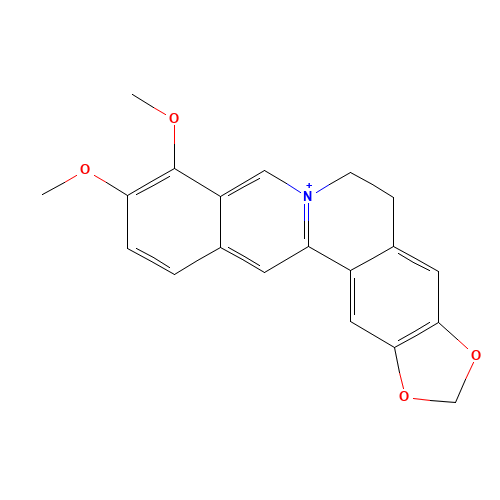 2086-83-1 BERBERINE CHLORIDE chemical structure