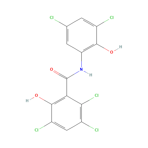 2277-92-1 Oxyclozanide chemical structure