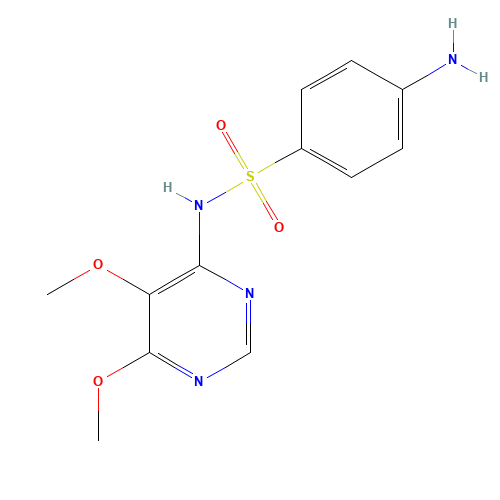 2447-57-6 Sulfadoxine chemical structure