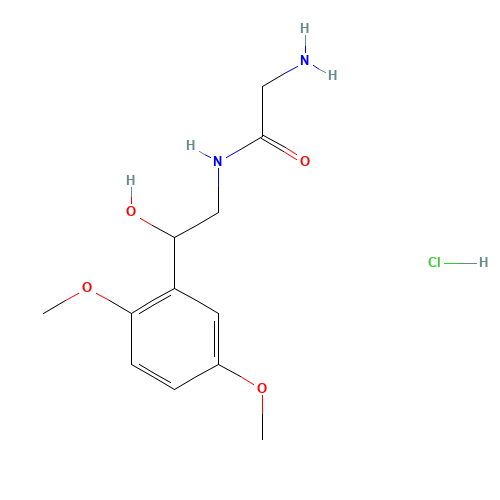 3092-17-9 Midodrine hydrochloride chemical structure