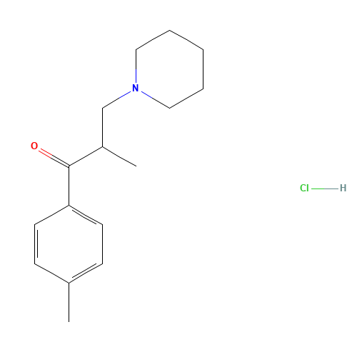 3644-61-9 Tolperisone hydrochloride chemical structure