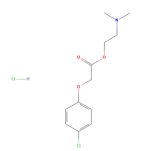 3685-84-5 Meclofenoxate hydrochloride chemical structure