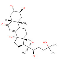 5289-74-7 Hydroxyecdysone chemical structure