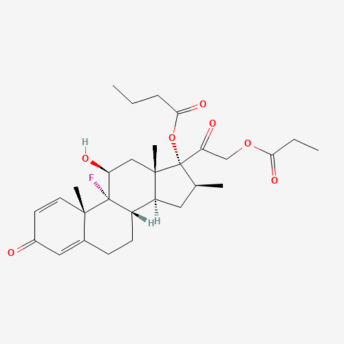 5534-02-1 BETAMETHASONE BUTYRATE PROPIONATE chemical structure
