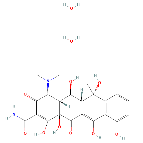 6153-64-6 Oxytetracycline dihydrate chemical structure